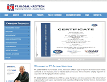 Tablet Screenshot of global-haditech.com